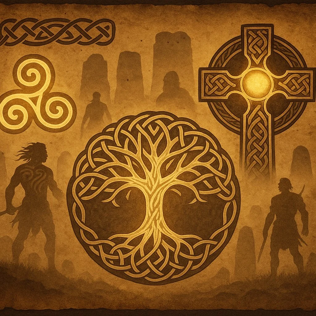 celtic designs and ancient warriors