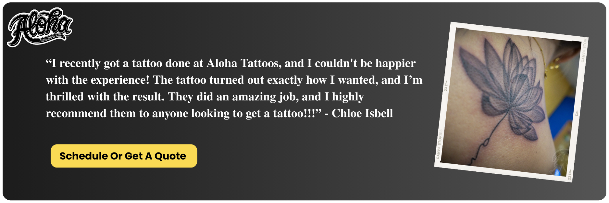 Black and gray realism tattoos | Aloha Tattoos