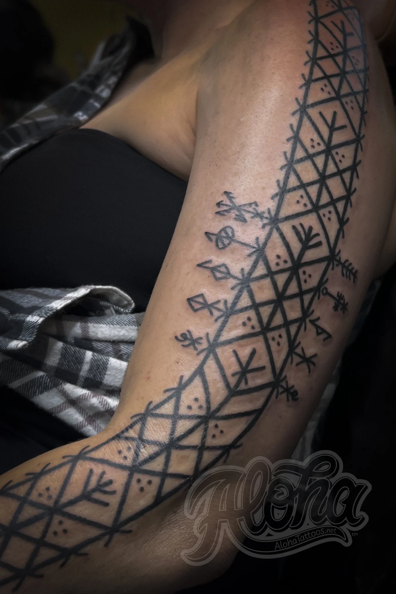 Female Nordic Viking tattoos | Norse art, lines, forms