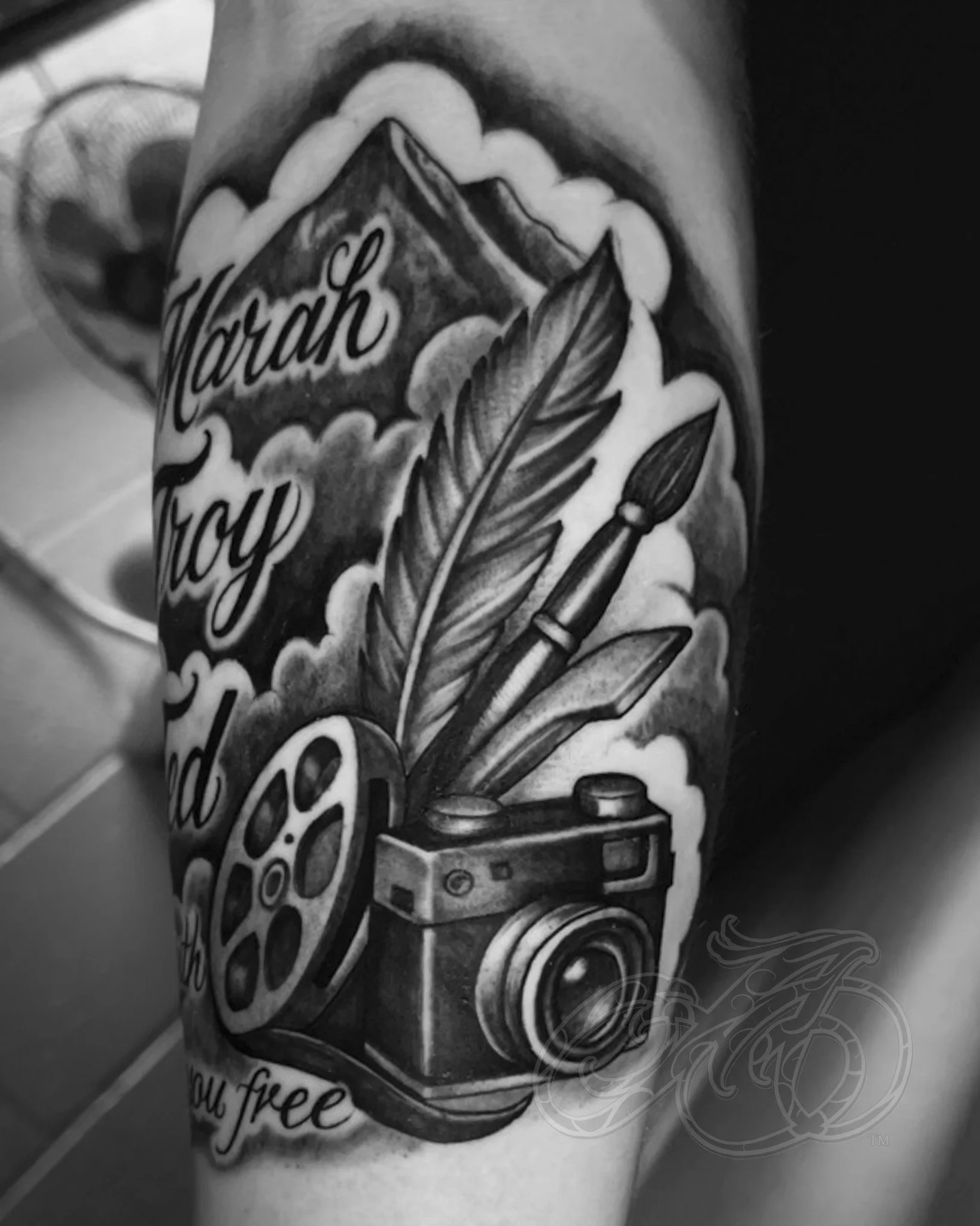 Black and gray realism tattoos | Aloha Tattoos