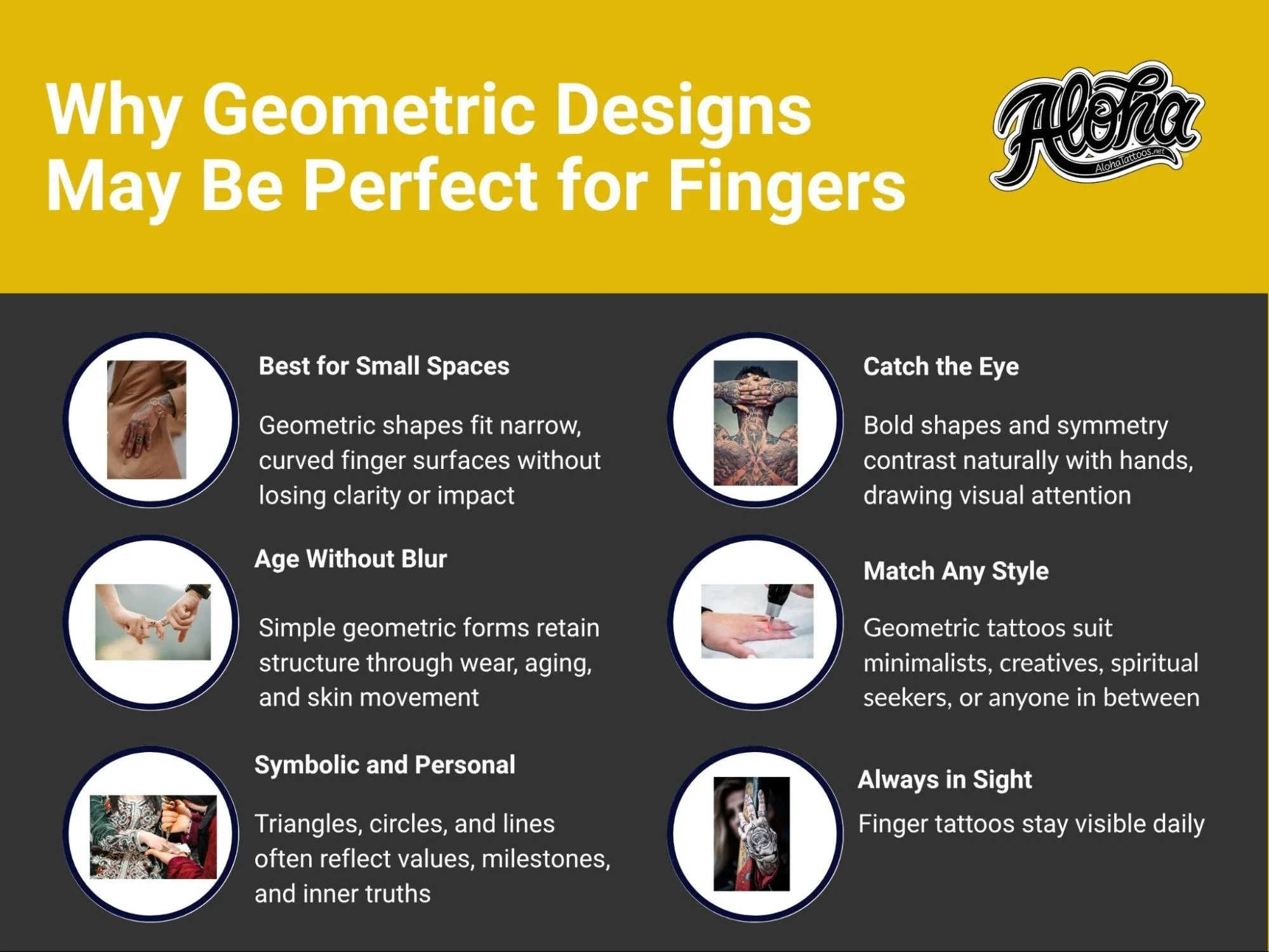 Geometric finger tattoos | What to know before getting one