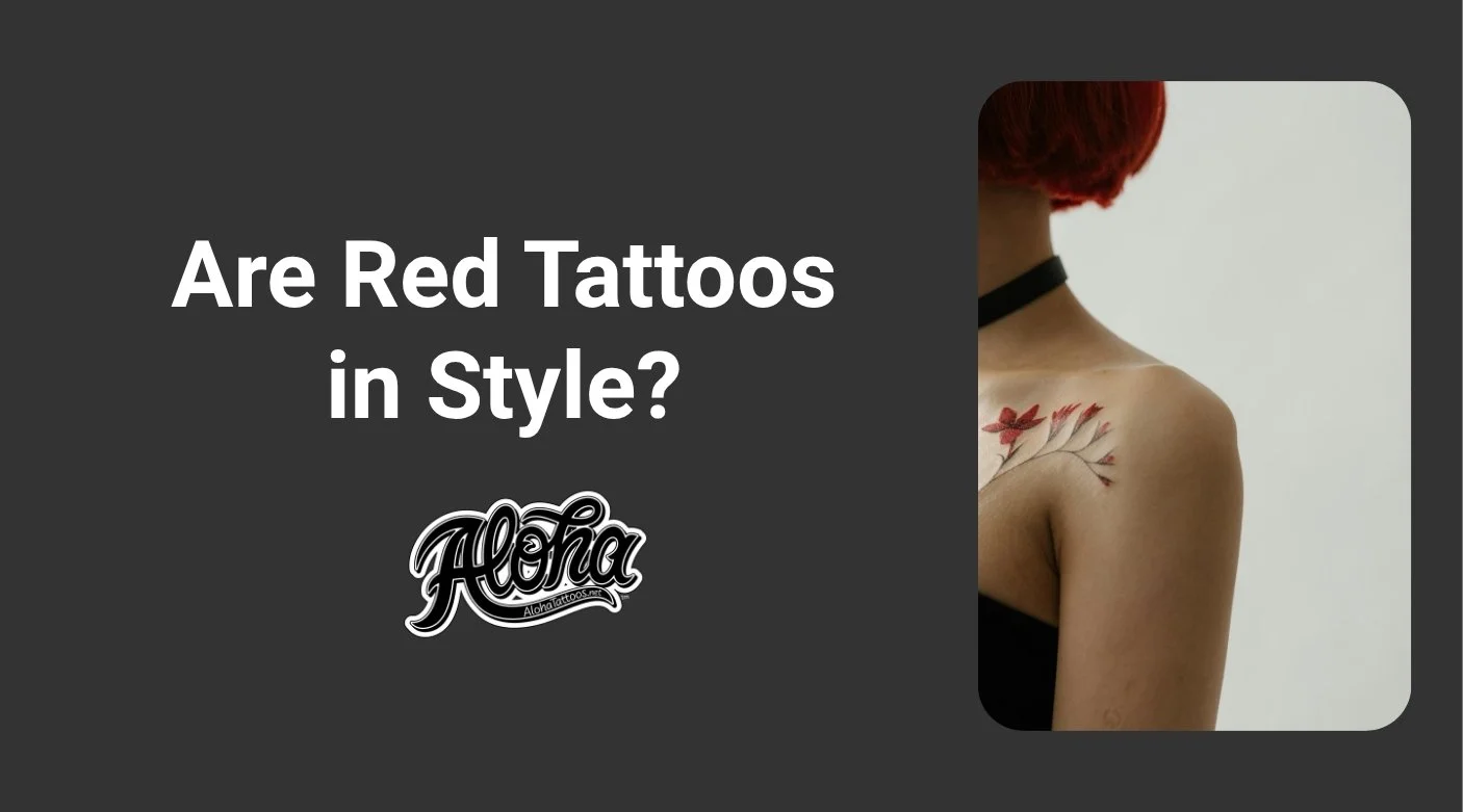 Are red tattoos in style? Trends, Facts, Placement, Techniques, etc