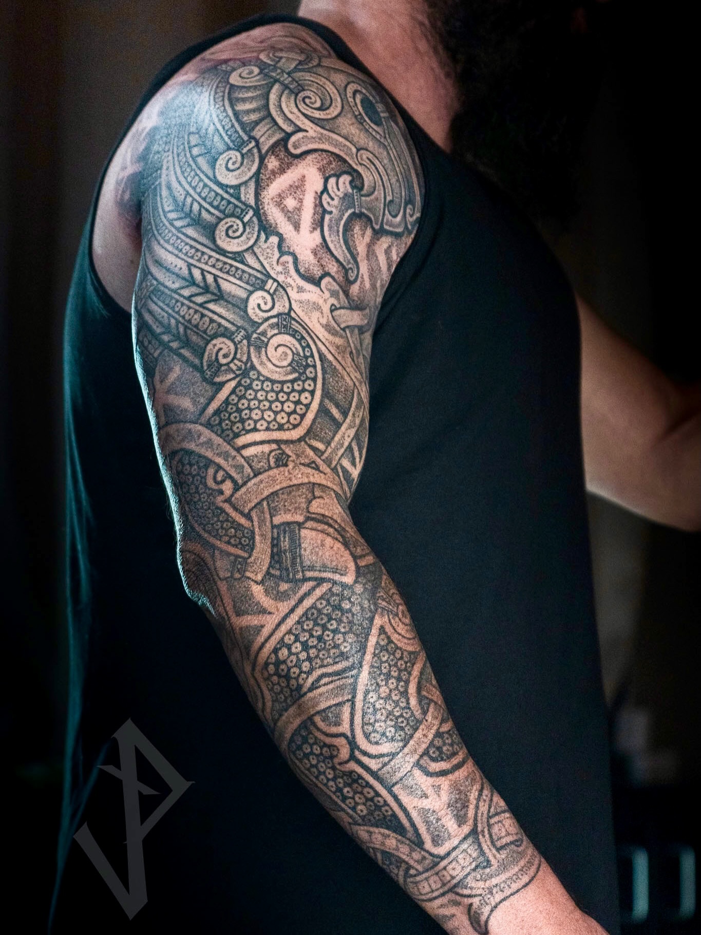 Nordic tattoo sleeve